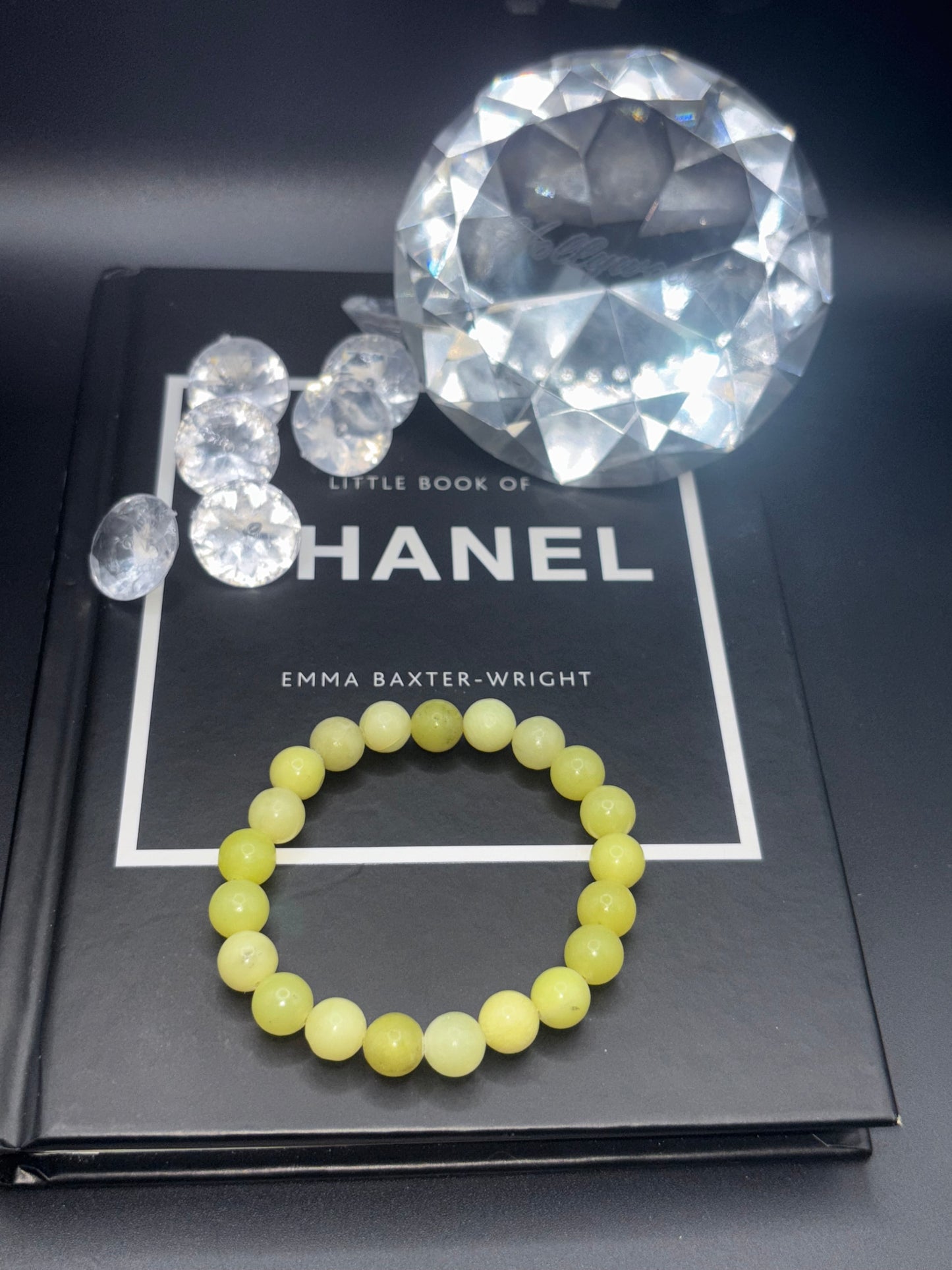 Lemon Jade Unisex Bracelet | Crystal Bracelet for Abundance, Joy & Spiritual Healing