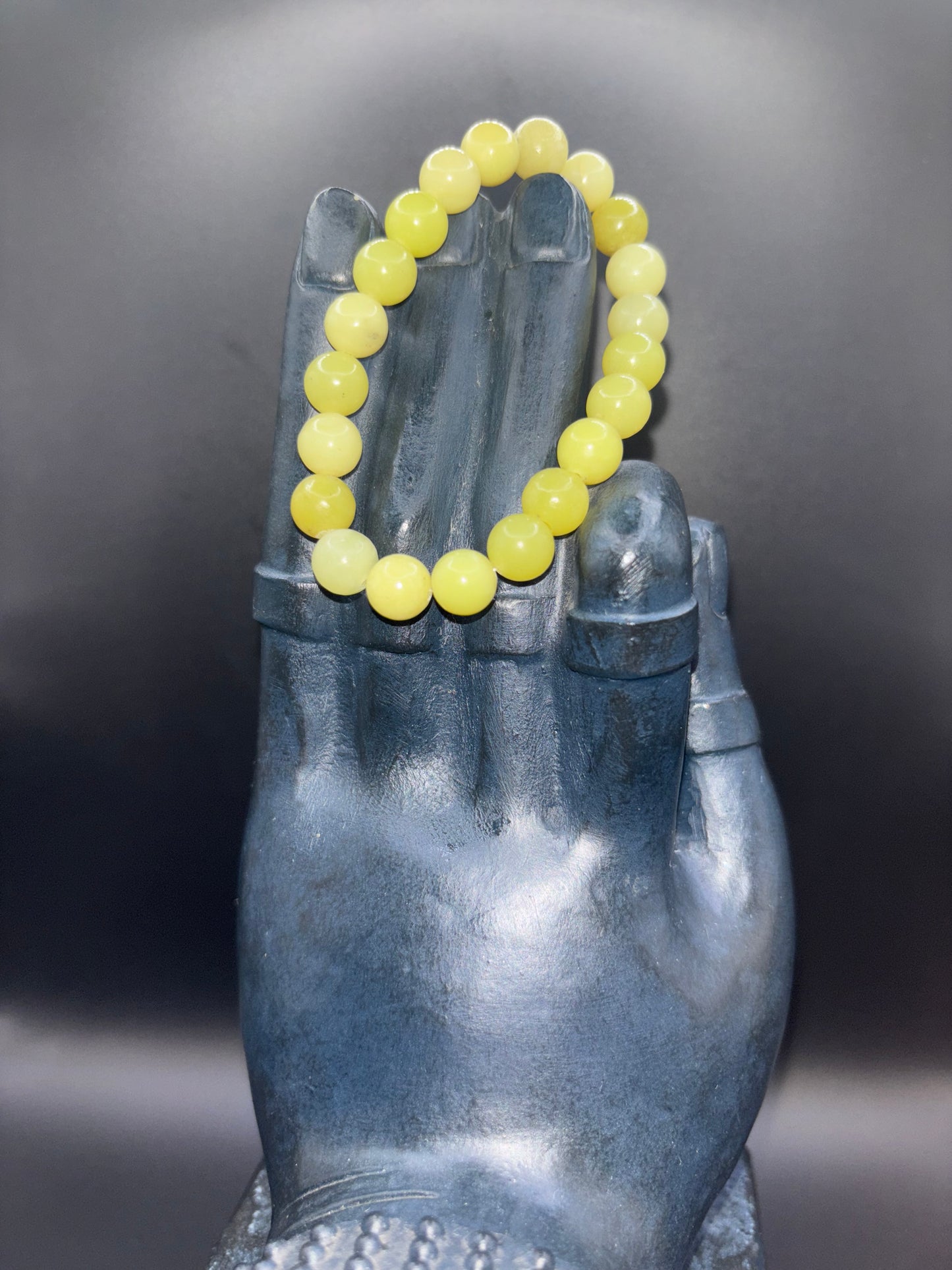 Lemon Jade Unisex Bracelet | Crystal Bracelet for Abundance, Joy & Spiritual Healing