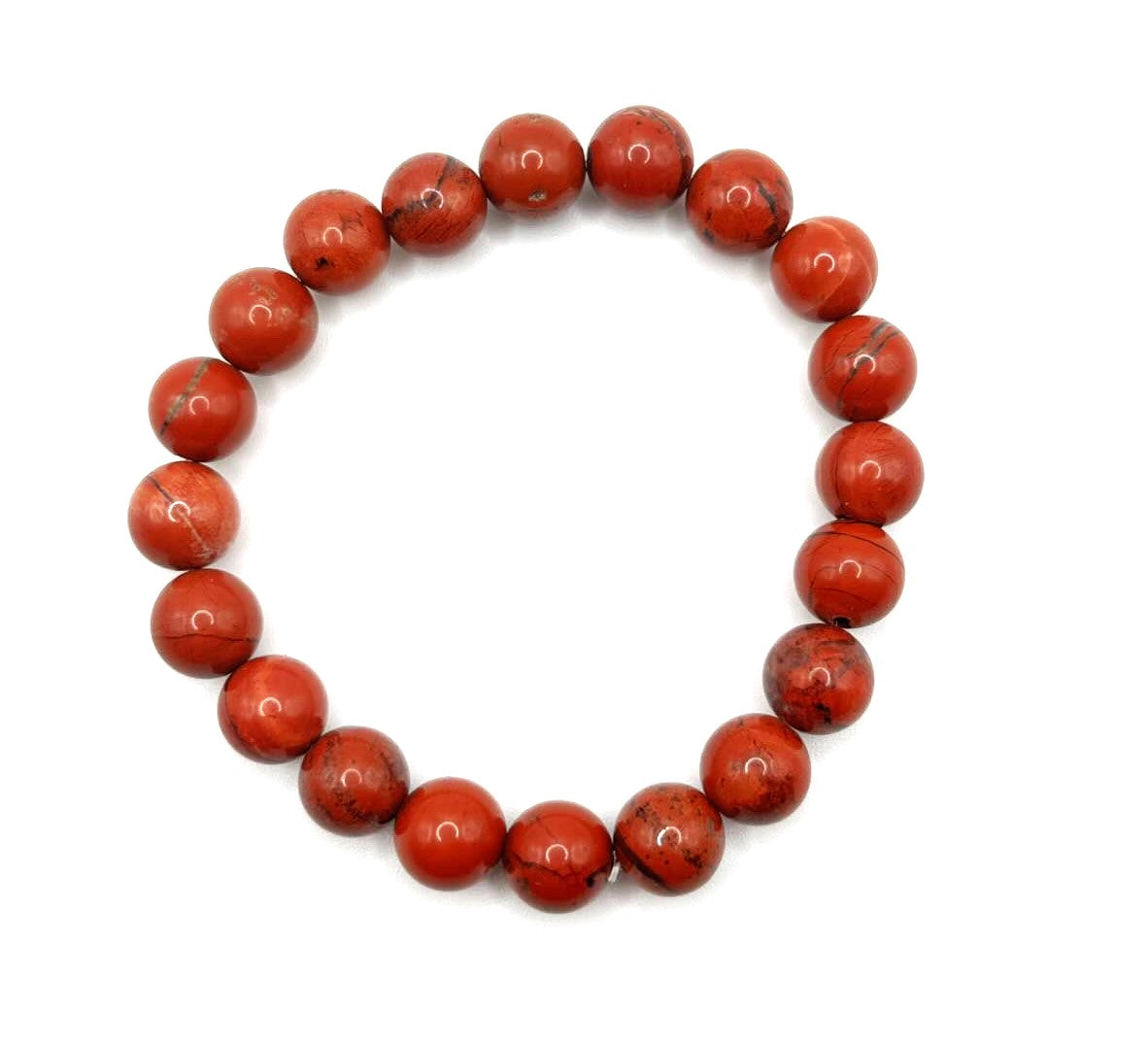 Red Jasper Healing Bracelet | Unisex Crystal Bracelet for Grounding & Energy Balance